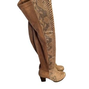 New Pierre Dumas snakeskin looking boots 6.5